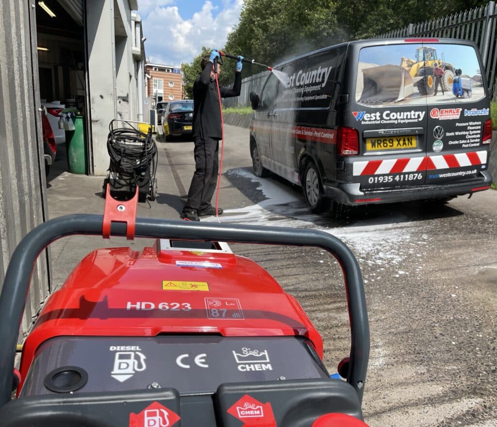 ehrle pressure washer hsc from west country somerset dorset truck wash