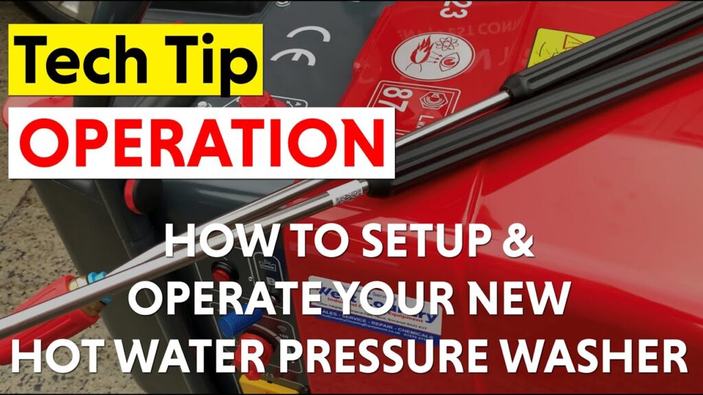 how to set up a pressure washer
