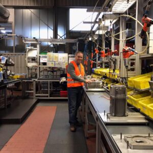 Lee at Kranzle factory visit, germany